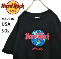 ハードロックカフェ　tシャツ　古着　地球ロゴ　ヴィンテージ　チャンピオン