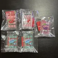 タイトー限定 さくらんぼ餅 ミニチュアキーホルダー 3種 5個 セット