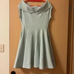 CECIL McBEE ミントグリーン オフショルワンピース M