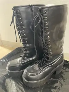 コスプレ　ACOS 厚底ロングブーツ