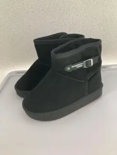 ブラック ショートブーツ19cm バースデイ　スカンジナビアンフォレスト