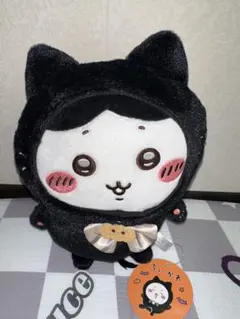 圧縮なし！ ちいかわ 黒猫のぬいぐるみ ハチワレ