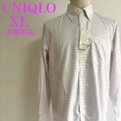 ユニクロ　UNIQLO チェックシャツ 長袖 XL ドライノーアイロン　未使用品