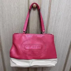 coach レッドショルダーバッグ