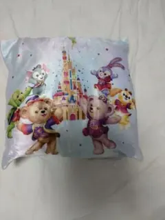 香港ダッフィー&フレンズ 大判ブランケットクッション