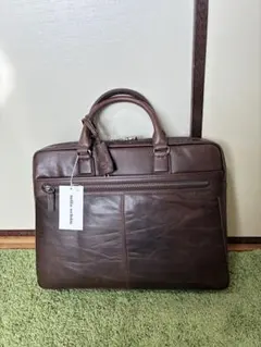 TUMI Clayton Backpack レザー リュック ブラウン タグ付き - メルカリ