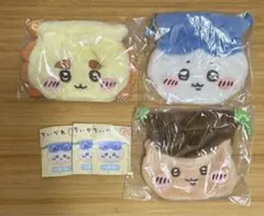 まとめ売り ちいかわ おかお 巾着 ① ハチワレ くりまんじゅう シーサー