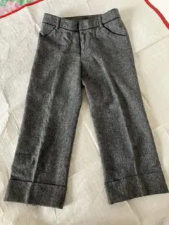 lune moire チャコールグレー 7分丈パンツ 美品