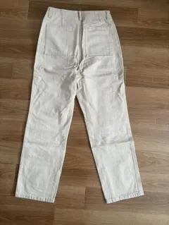 未使用品、GU サイズXL 綿100% ベージュ ジーンズ