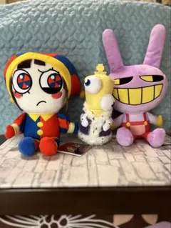 アメイジングデジタルサーカスぬいぐるみ　ボールチェーン付きぬいぐるみ3体セット