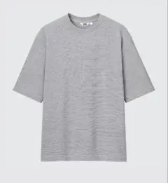 UNIQLO Ｕ　エアリズムコットンオーバーサイズT/ボーダー
