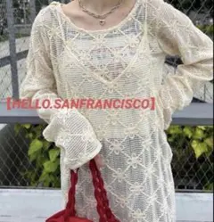 HELLO.SANFRANCISCO レーストップス付ワンピース 2点セット