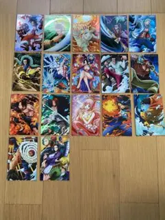 ワンピースウエハースカード第二弾17枚