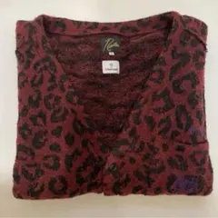 Needles レオパード柄 カーディガン M Needles レオパード柄 カーディガン M Needles ヒョウ柄