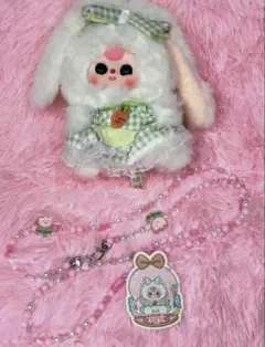 【Babythree】マカロンシリーズ うさぎショルダーバッグ ふわふわ ④