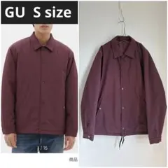 GU ウィンドプルーフ中綿コーチジャケット　コーチジャケット　ナイロン　中綿