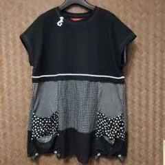アルベロベロチュニック snc アルベロベロ ALBEROBELLO チュニック 黄緑 茶 マルチ ブタ