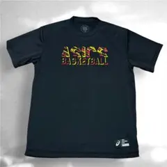 asics バスケットボール Tシャツ 黒 ブラック Mサイズ メンズ