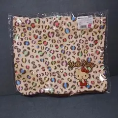 ハローキティ　ヒョウ柄　底マチボア　トートバッグ　未開封