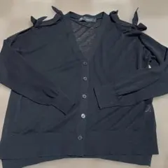 GU UNDERCOVER 黒 カーディガン L