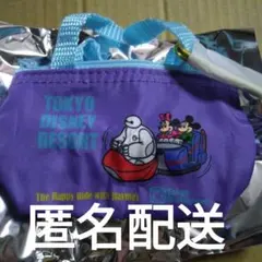 カプセルトイ ディズニー ミニポーチ ベイマックスのハッピーライド カラビナ