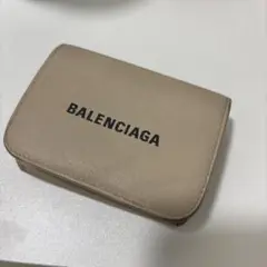 BALENCIAGA ベージュ 三つ折り財布