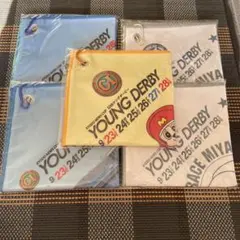 ボートレース宮島　YOUNG DERBY ピタッとくっつくタオル　5枚セット