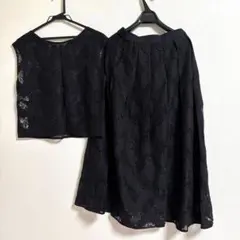 新品☆LOULOUWILLOUGHBY ルルウィルビーレーススカートセットアップ