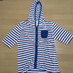 メンズ半袖パーカー