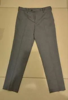 ユニクロ ストレッチウールスリムフィットパンツ 79cm グレー 美品
