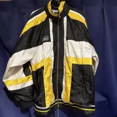 asics アシックス　ウインドブレーカー　ジャケット　裏起毛　90s 日本製