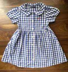 お値下げ⭐︎moujonjon ムージョンジョン　ギンガムチェックワンピース