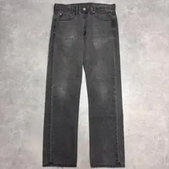 リーバイス505 Levis W33 ブラックデニム 黒 古着 21370