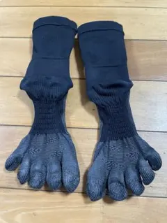 TABIO タビオ　黒　5本指ソックス　25.0-27.0cm