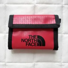 THE NORTH FACE 三つ折り財布 レッド 小銭 カード マジック式