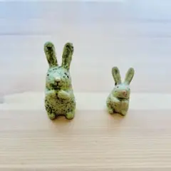 ミニチュア ノーティーアニマル うさぎ大小 雑貨