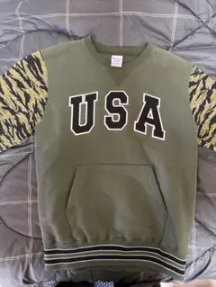 Champion USA プリント トレーナー M