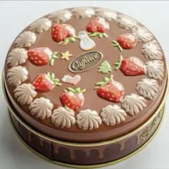 新品　缶のみ　カファレル　クリスマス　チョコレートケーキ缶　②