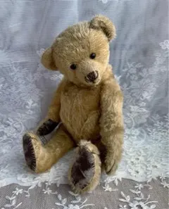 パジャマテディベアさん くま アーティストベア 海外作家様 ハンドメイド ロシア 鹿さんに憧れて テディベア アーティストベア 海外作家様