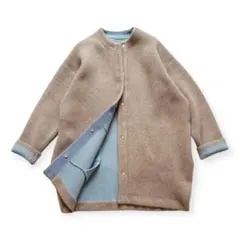 極美品✨ELENDEEK ラクーンミックスWカーディガン