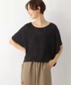 LEPSIM 5ゲージカノコ5分袖ニットのサムネイル
