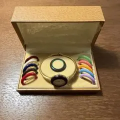 GUCCI チェンジベゼル 腕時計 ゴールド 箱付き 不動品