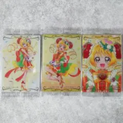 キュアヤムヤム　プリキュアカードウエハース　3枚　デリシャスパーティプリキュア
