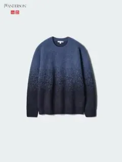 ユニクロ JWA スフレヤーングラデーションクルーネックセーター