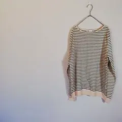 ZARA ザラ ニット セーター 薄手長袖 ボーダー