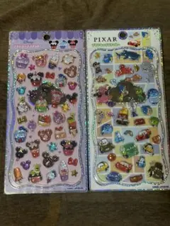 正規品　プチドロップステッカー ディズニー ピクサー カップケーキ MIX