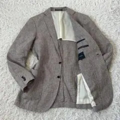 MALE & Co. ANGELICO リネンジャケット ガンクラブチェック