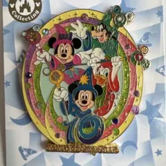 ディズニーシー 10周年記念ピンバッジ　ミッキー　ミニー　ドナルド　グーフィー