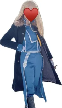 鋼の錬金術師 リザ・ホークアイ コスプレ 衣装 フルセット ウィッグ オリヴィエ 鋼の錬金術師 リザ・ホークアイ コスプレ 衣装 フルセット ウィッグ