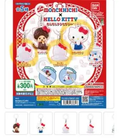モンチッチ×ハローキティ　めじるしアクセサリー　3点